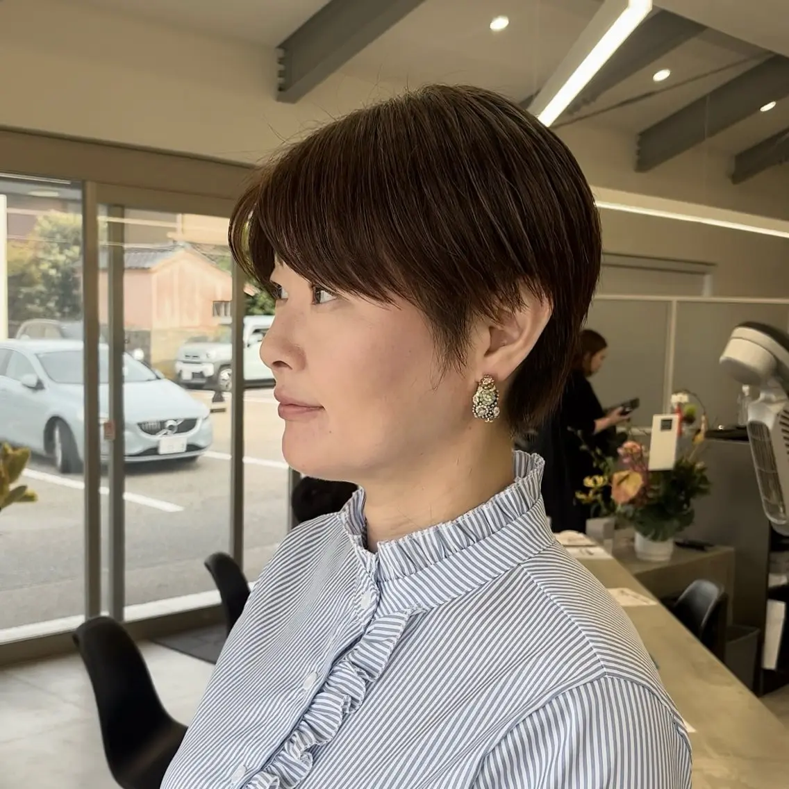 ショート ショートヘア 【レイヤー×透明感 カラー】mayaのヘアスタイル