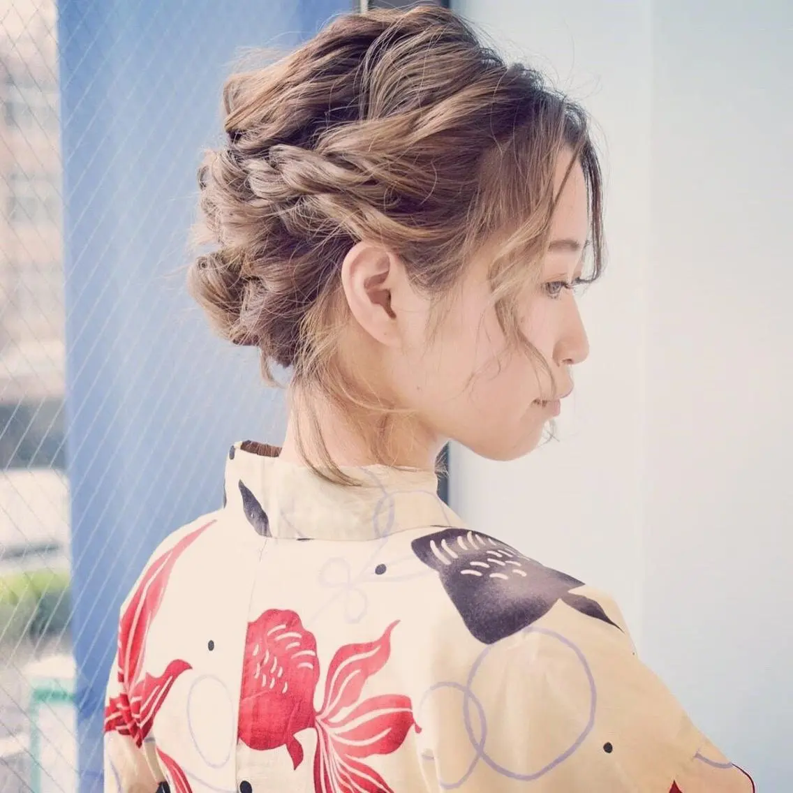 ミディアム 小林 永佳のヘアスタイル