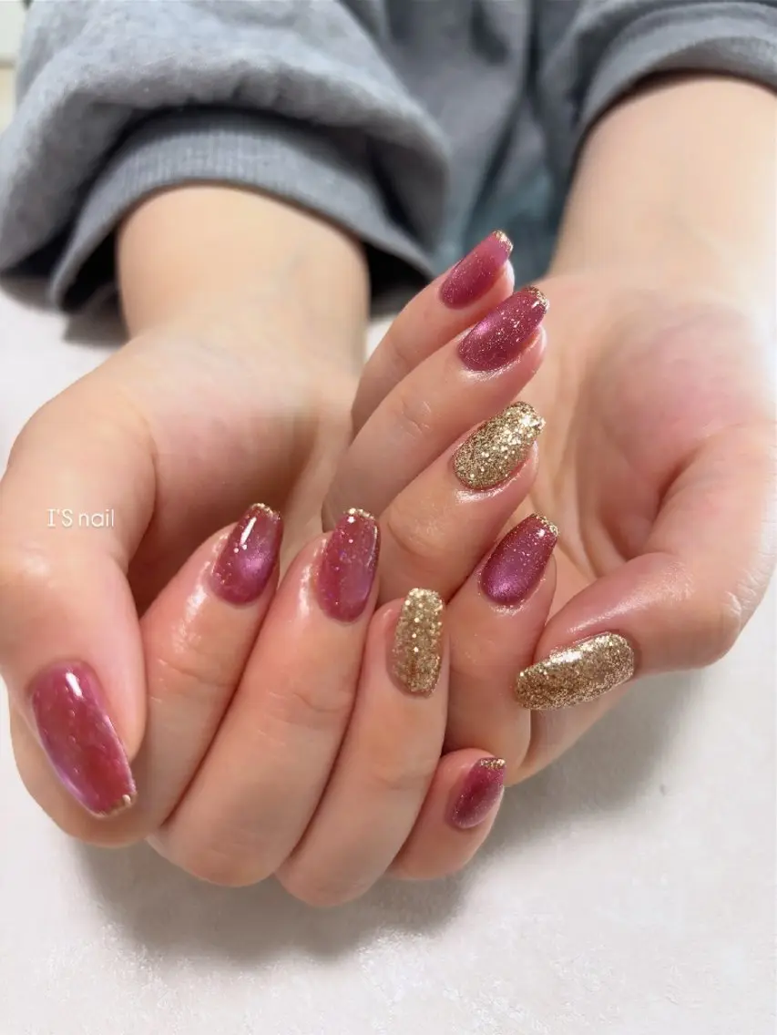 ネイル フラッシュネイル フラッシュマグ ハンドネイル I'S nail 佐野のネイルデザイン