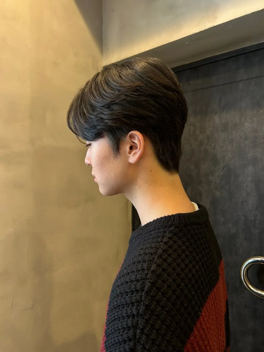 メンズ ボブ&寒色🎐ᩚ 短髪 COCOROのヘアスタイル