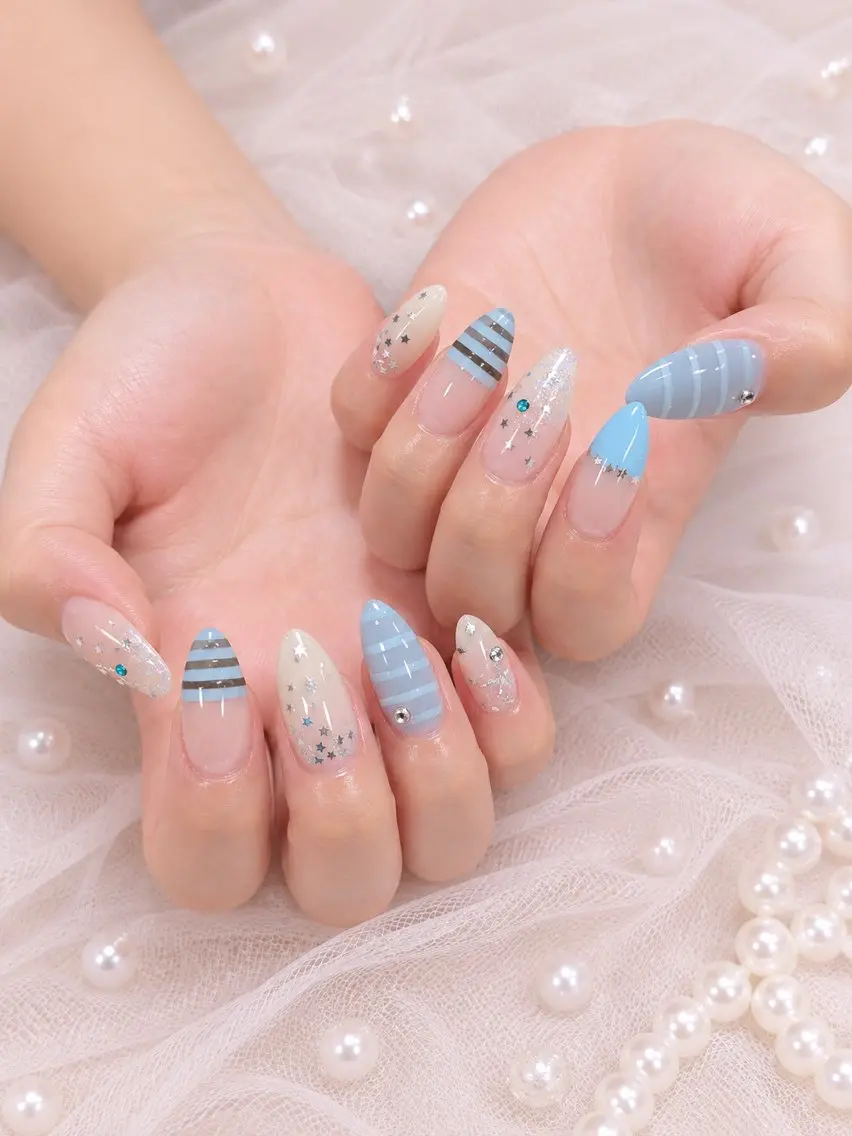 ネイル チークネイル 長さ出し フラッシュネイル フレンチネイル ジェルネイル ハンドネイル ハンドケア min nail salonのネイルデザイン