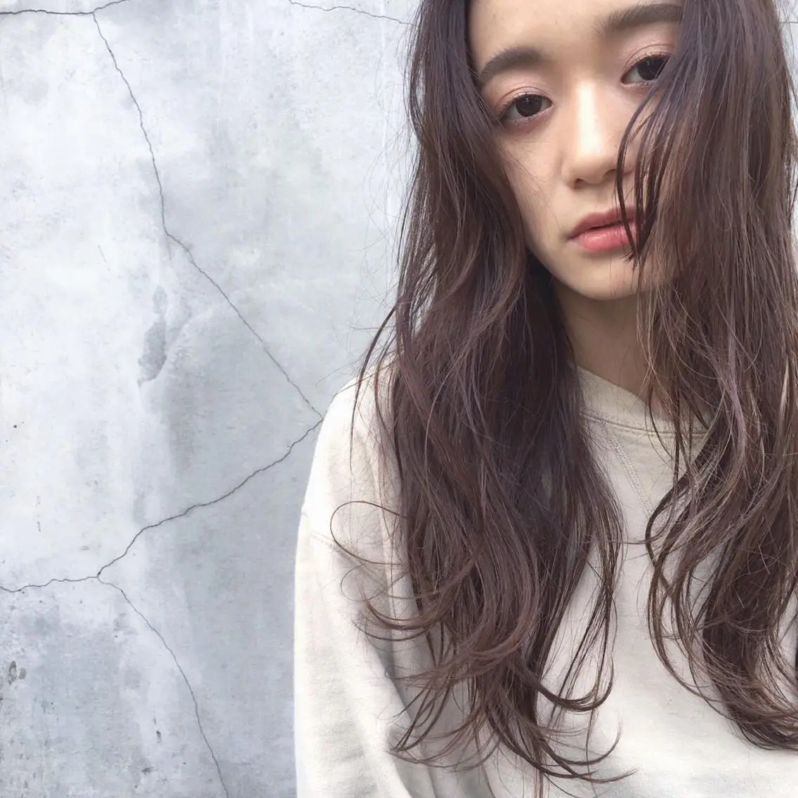 ロング カラー レイヤーカット BLend 渋谷のヘアスタイル