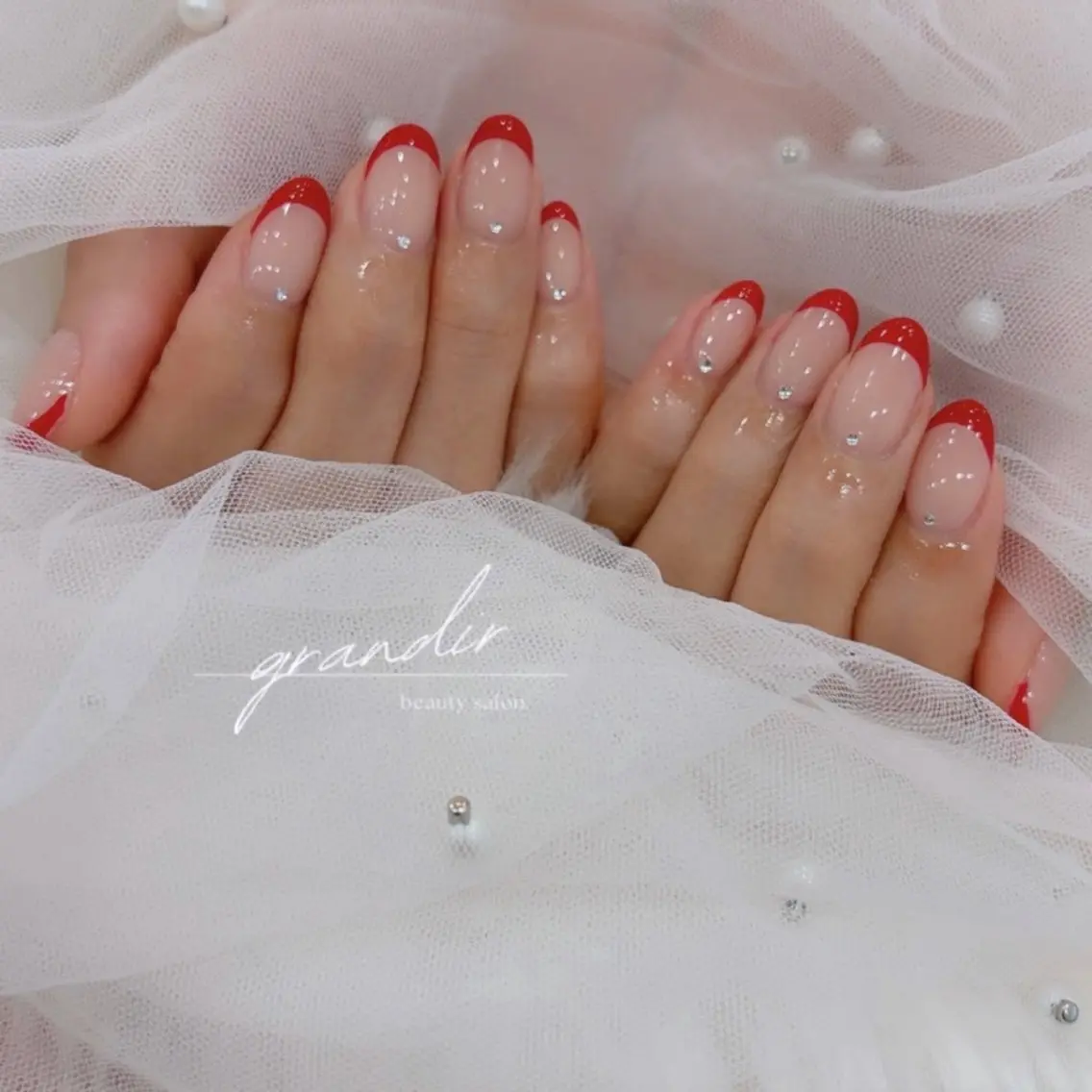 ネイル ハンドネイル grandir🦋 MOMOKAのネイルデザイン