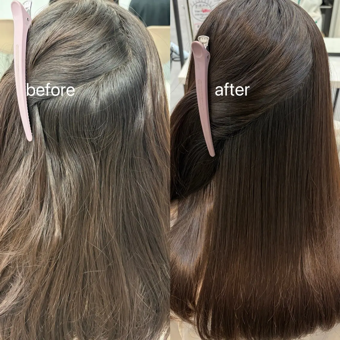 ロング 縮毛矯正 🎀miyu🎀 カラー/縮毛矯正のヘアスタイル