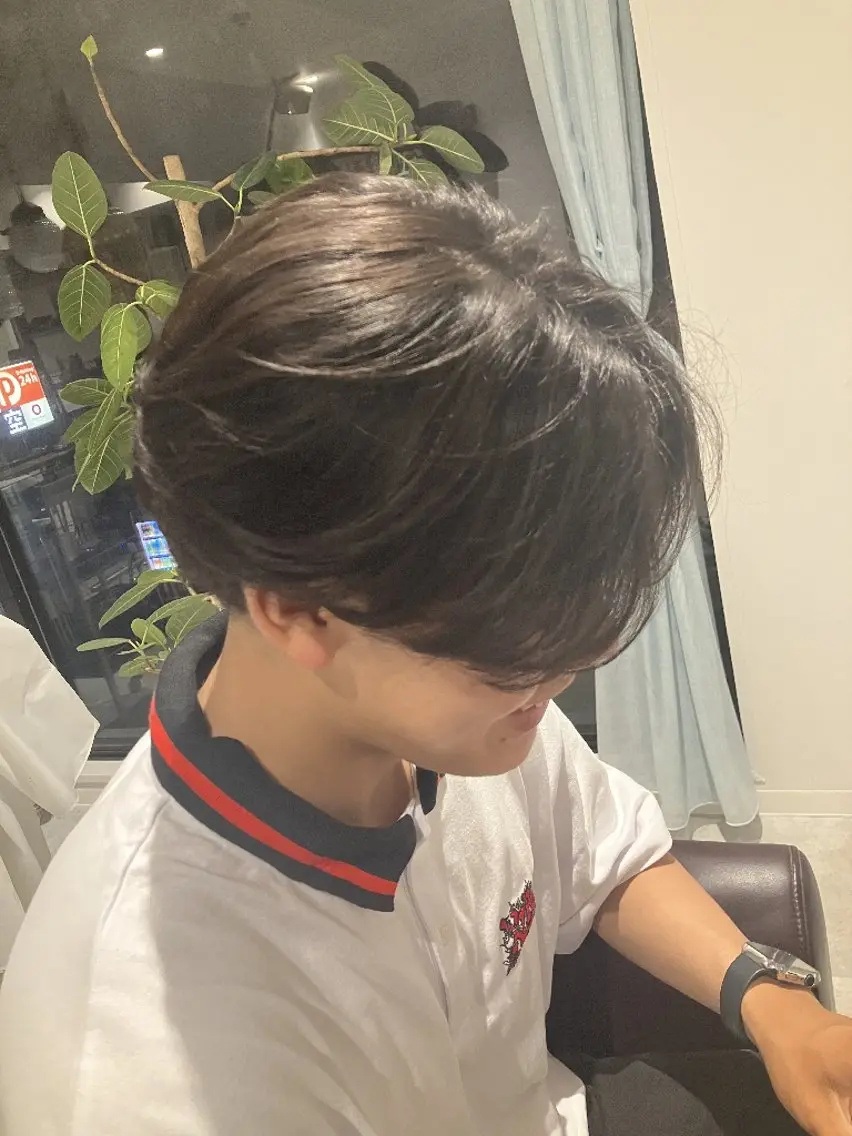 パーマ メンズ カット パーマ yuumi 👱🏻‍♀️のヘアスタイル