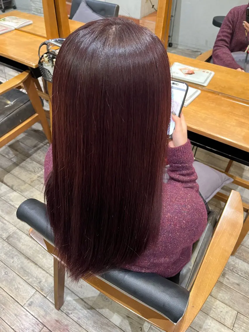 ミディアム ヘアカラー 🌧️縮毛矯正 / 首藤大翔のヘアスタイル