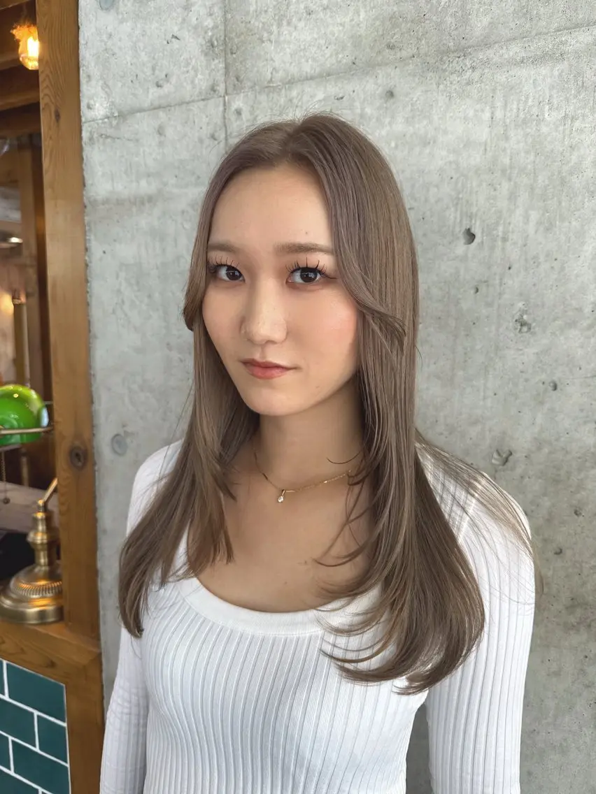 ロング カラー ヘアカラー トリートメント 🎨デザイン🥇 美髪・艶髪 日暮千敬のヘアスタイル