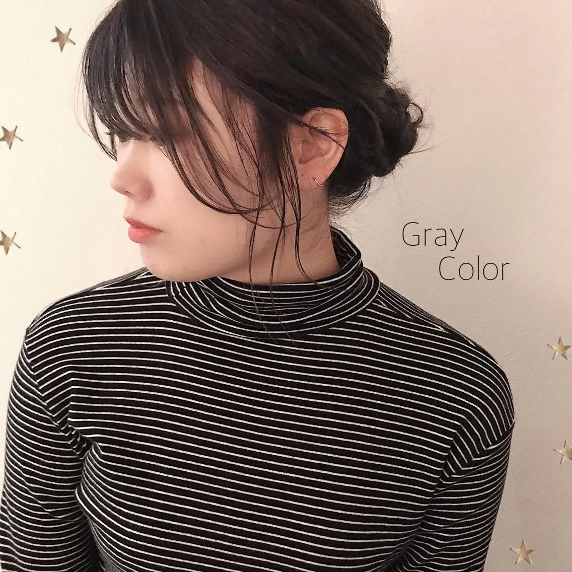 セミロング カラー ヘアカラー 市川 千夏のヘアスタイル