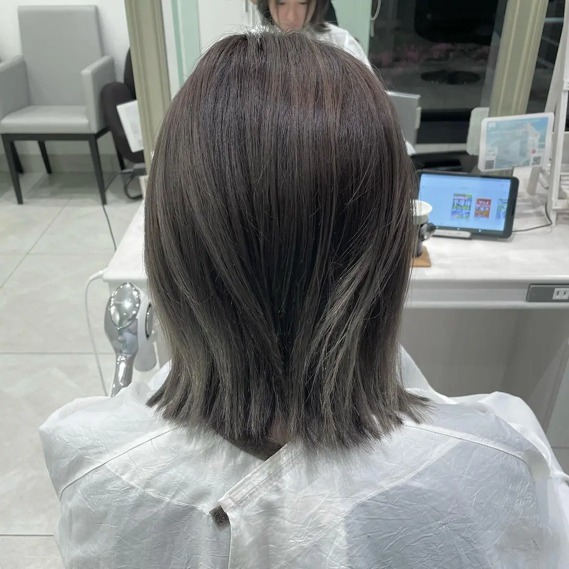 ミディアム カラー メンズ カット ヘアカラー トリートメント ヘアセット パク・ボミン小野リエ 韓国ハーフ🦊のその他イメージ
