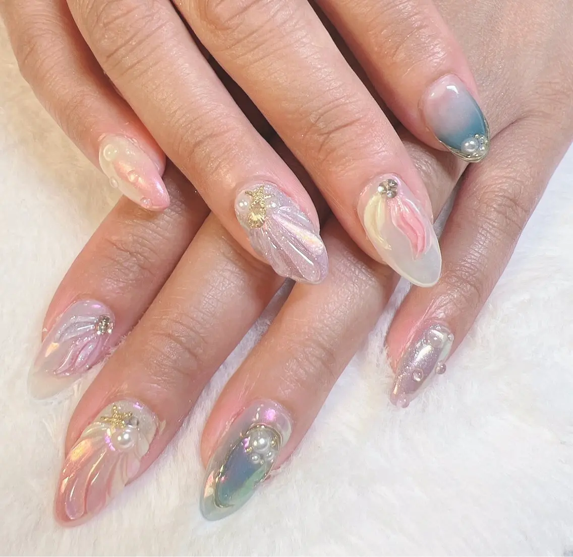 ネイル ハンドネイル Nail room Lunaのネイルデザイン