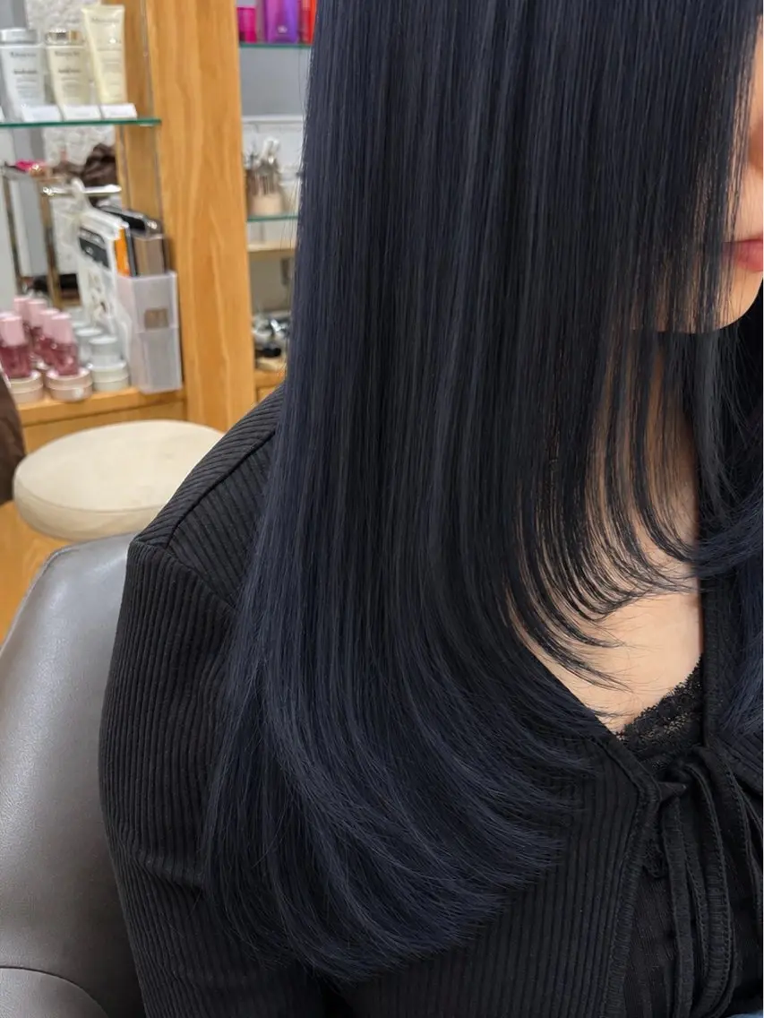 セミロング カラー ヘアカラー Miloc那覇久茂地 Aino【髪質改善】のヘアスタイル