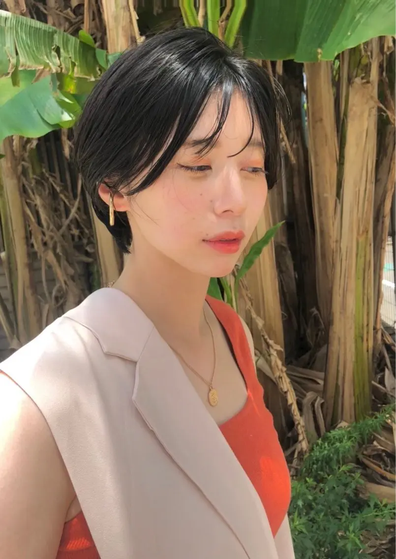 ショート ショートボブ ボブ ショートヘア 小林 綾美のヘアスタイル