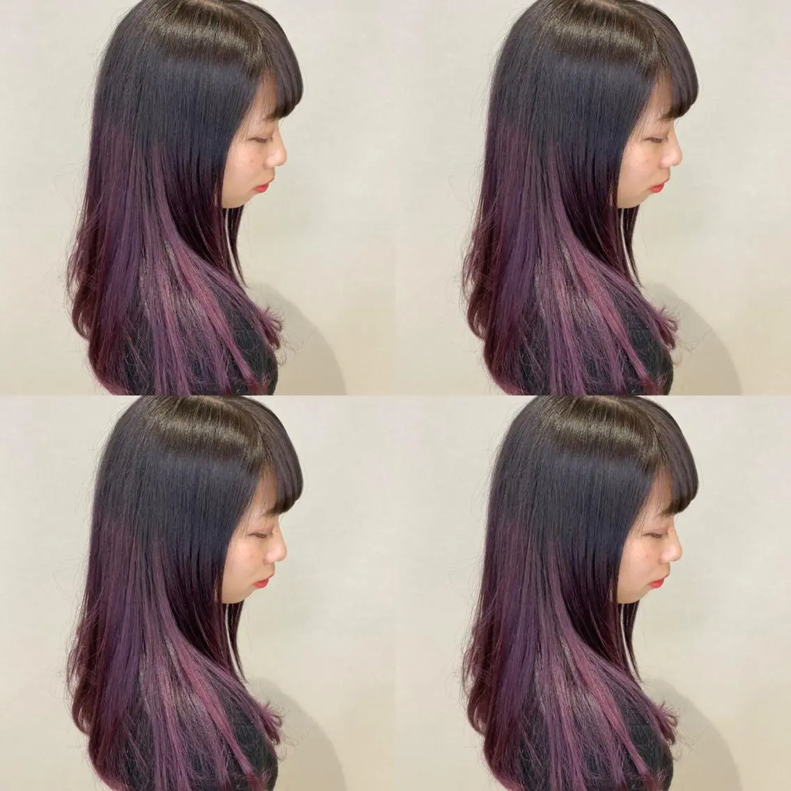 ロング カラー グラデーションカラー 飯田 祥哉のヘアスタイル