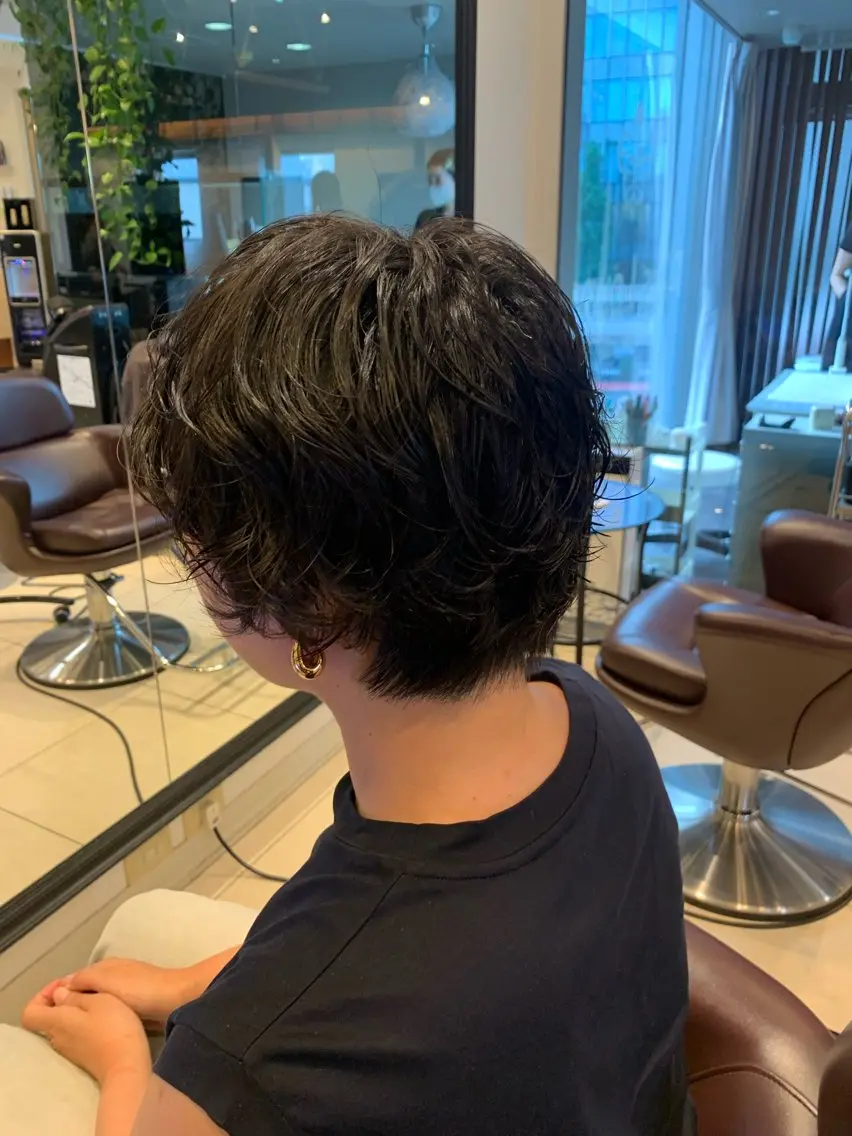 ショート パーマ manarino マリのヘアスタイル