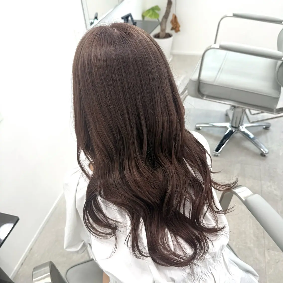 ミディアム カラー ブラウンカラー ココアブラウン 中明度カラー/ ベージュ/noaのヘアスタイル