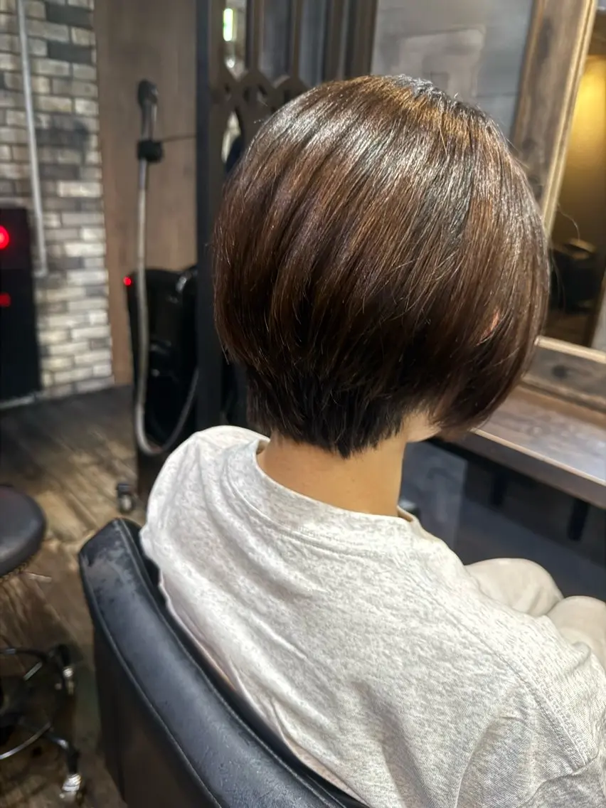 ショート ショートヘア M.Fe's はるな 🖤メンズカット募集のヘアスタイル