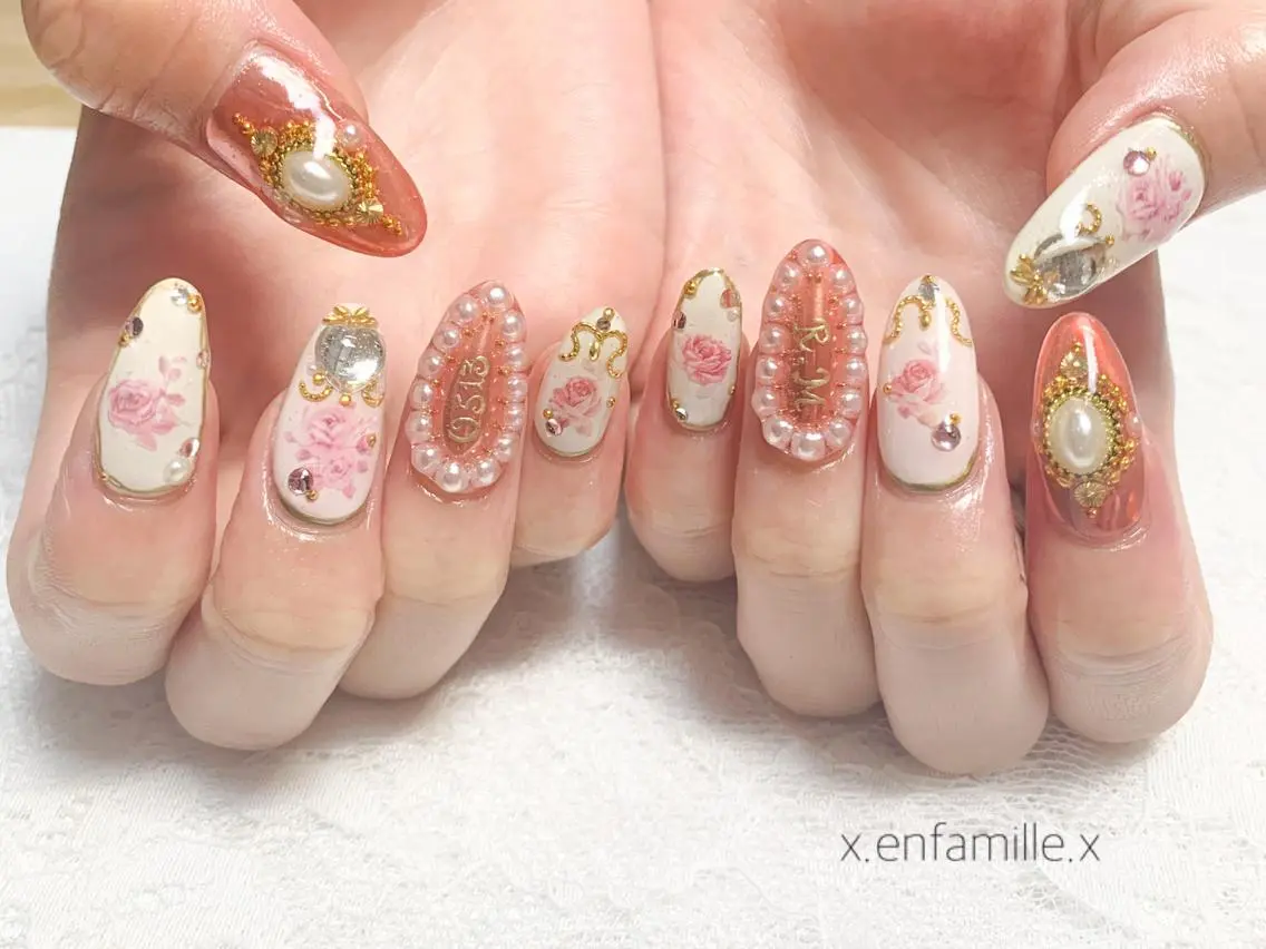 ネイル ハンドネイル nail salon en familleのネイルデザイン