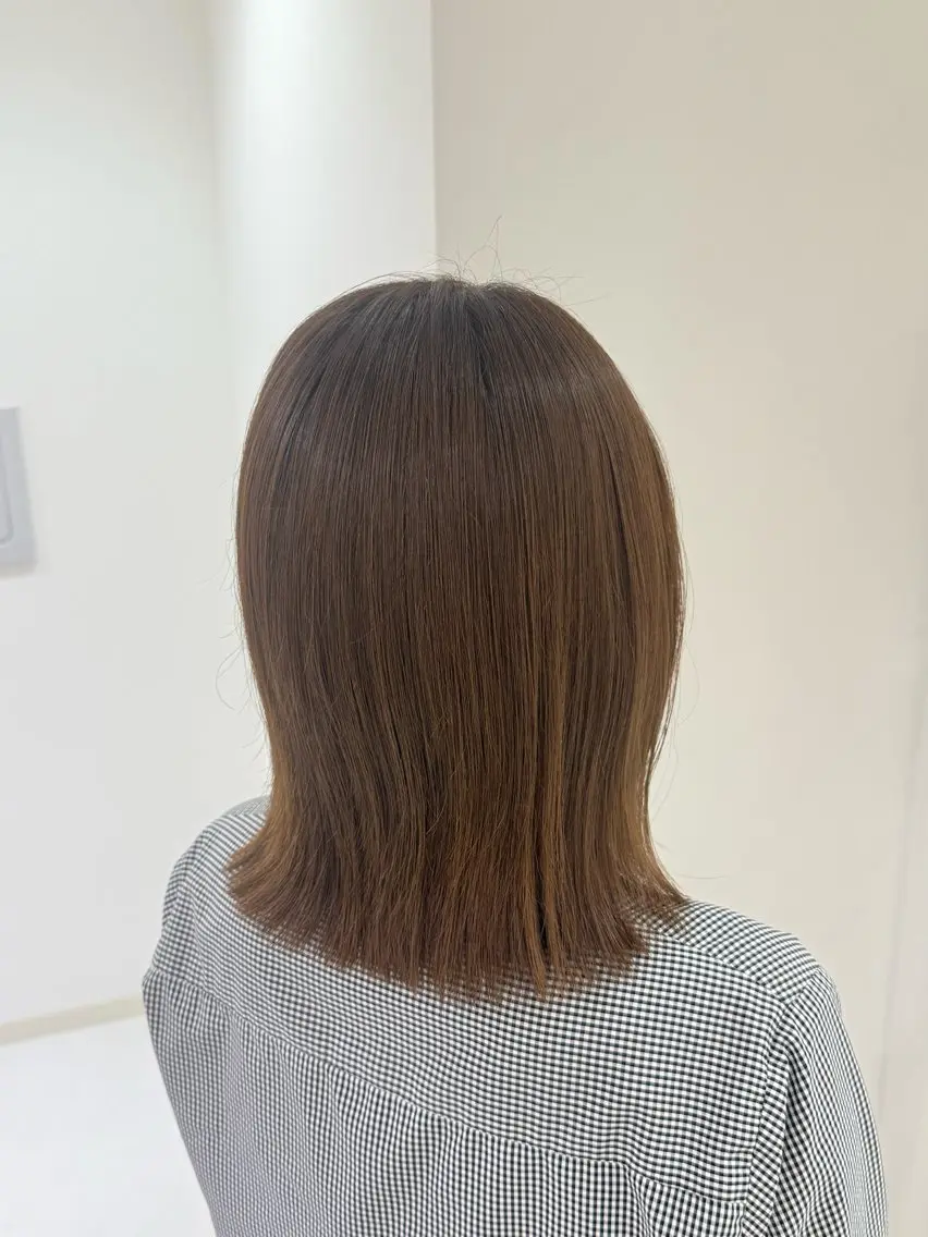 ミディアム ボブ AFLOAT 田中みのりのヘアスタイル