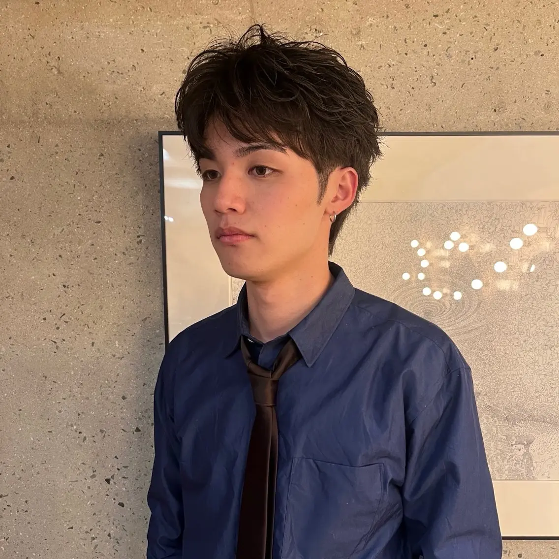 ショート メンズ カット ヘアカラー トリートメント 永井駿祐【平尾 薬院】メンズカットのヘアスタイル