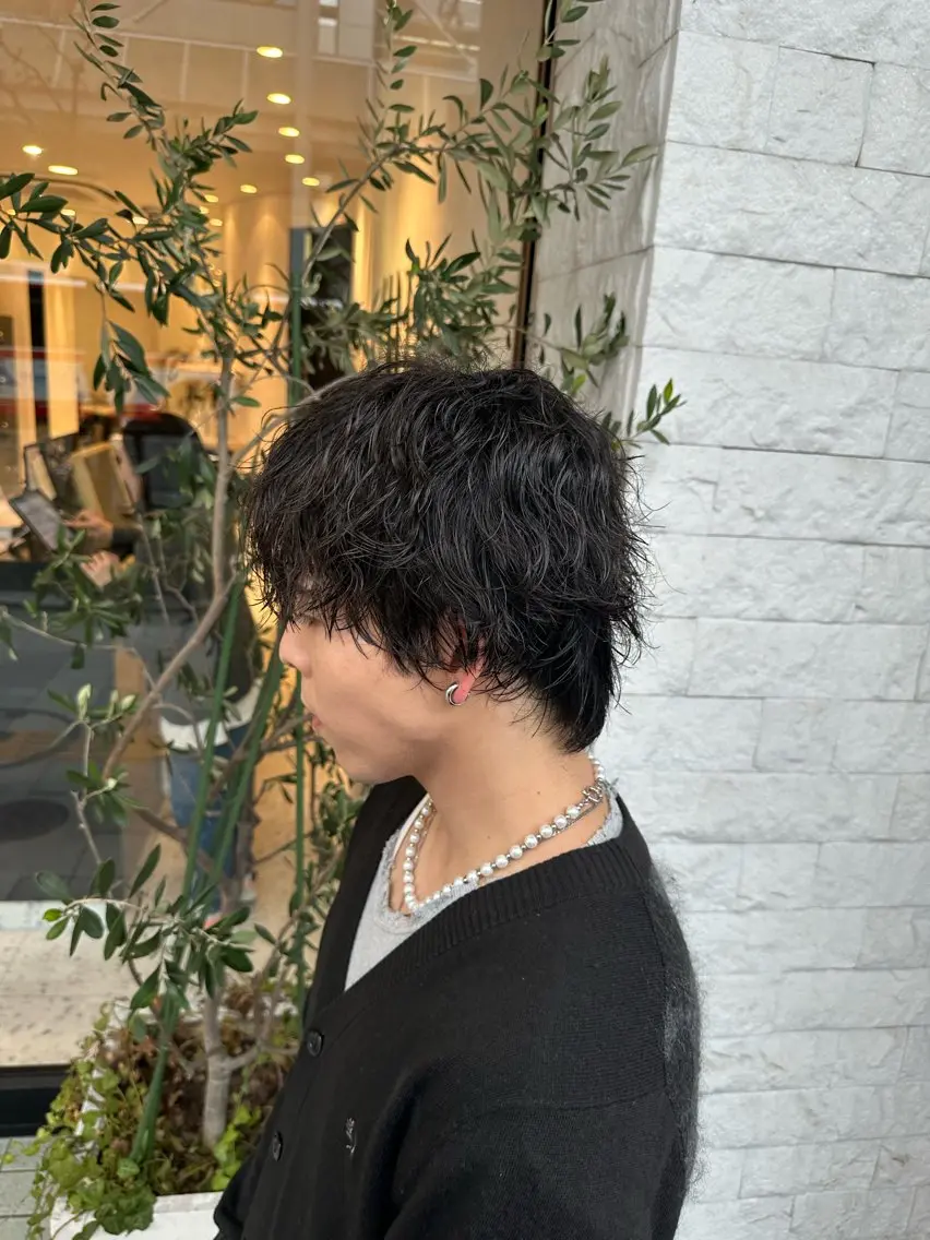 ミニモ学割【メンズ・ショート限定】カット＋(スパイラルorツイスパ)パーマ¥19650→¥8900の写真