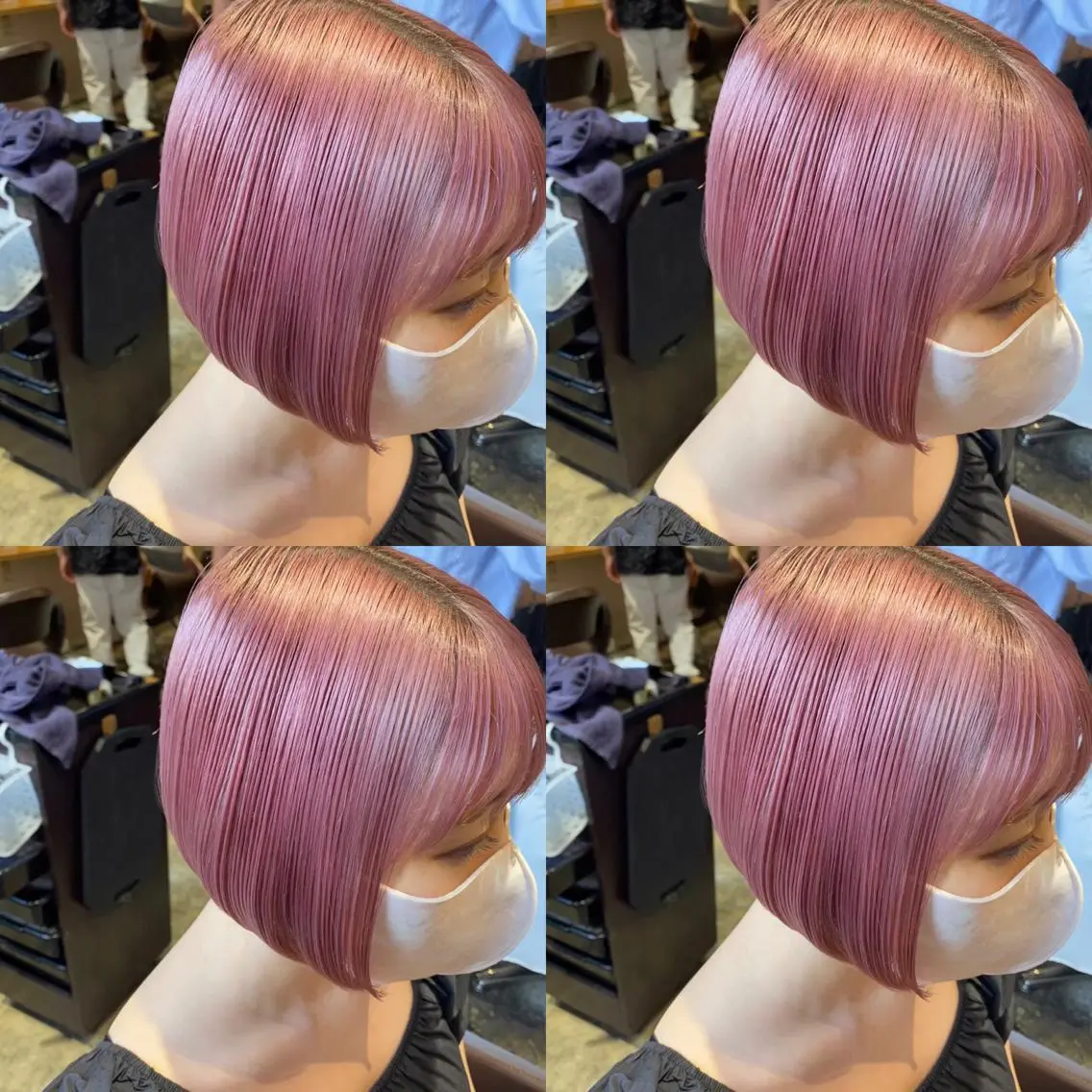 ショート カラー ヘアアレンジ 💎韓国レイヤー ×エクステゆうま💎のヘアスタイル