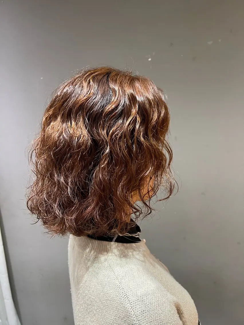 パーマ パーマ ユウナ/ ショート・ボブ🐰のヘアスタイル