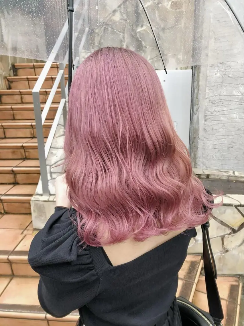 セミロング カラー カット ヘアカラー トリートメント 💕ブリーチ/ヘアメ 🎀YUUKAのヘアスタイル