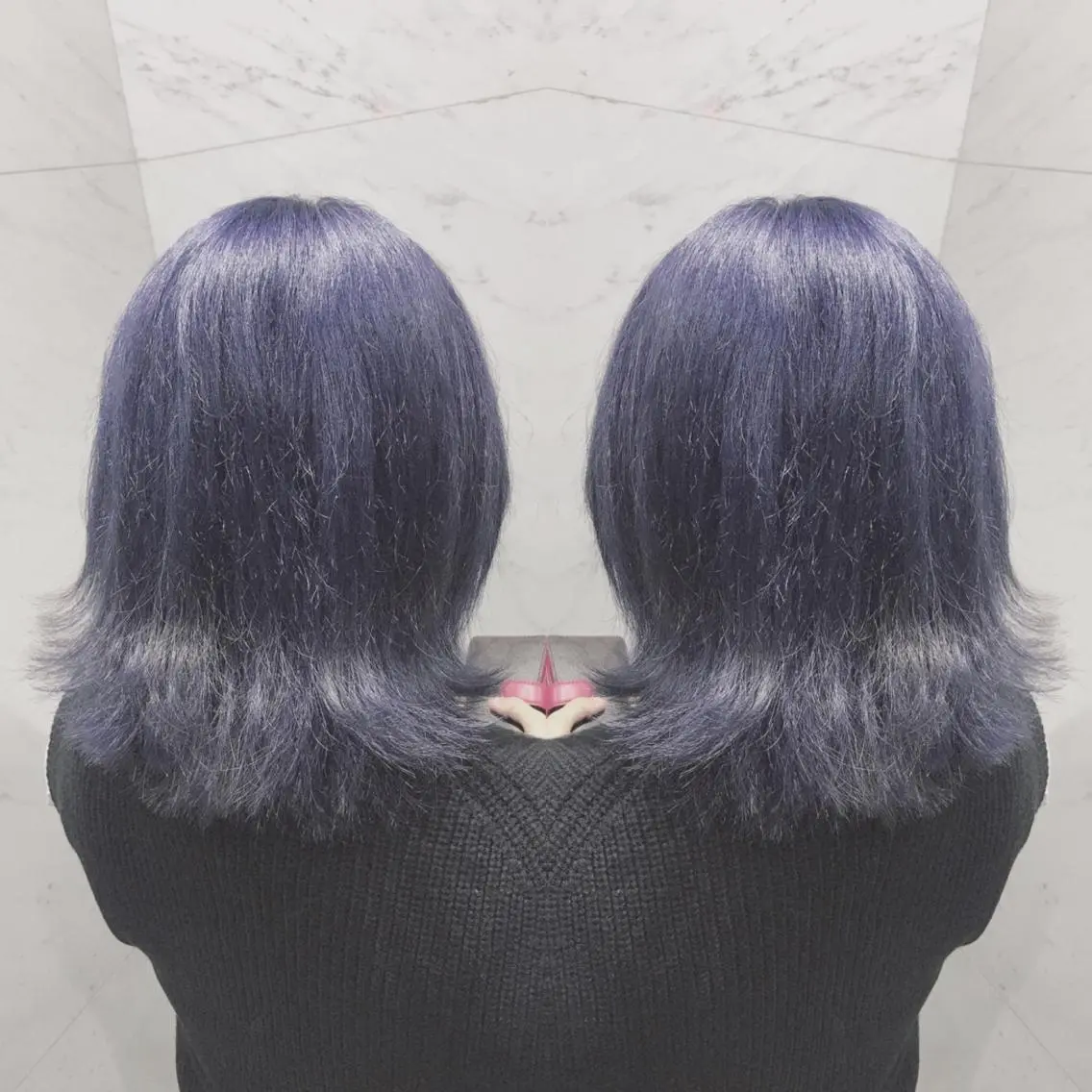 ミディアム カラー ブリーチ ヘアカラー 重政 和樹のヘアスタイル