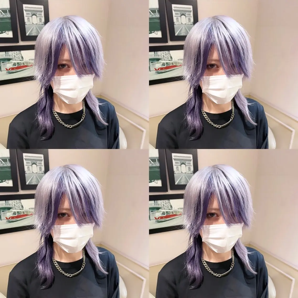 ミディアム カラー ラベンダーカラー 🌟トップデザイナー 高橋🌟のヘアスタイル
