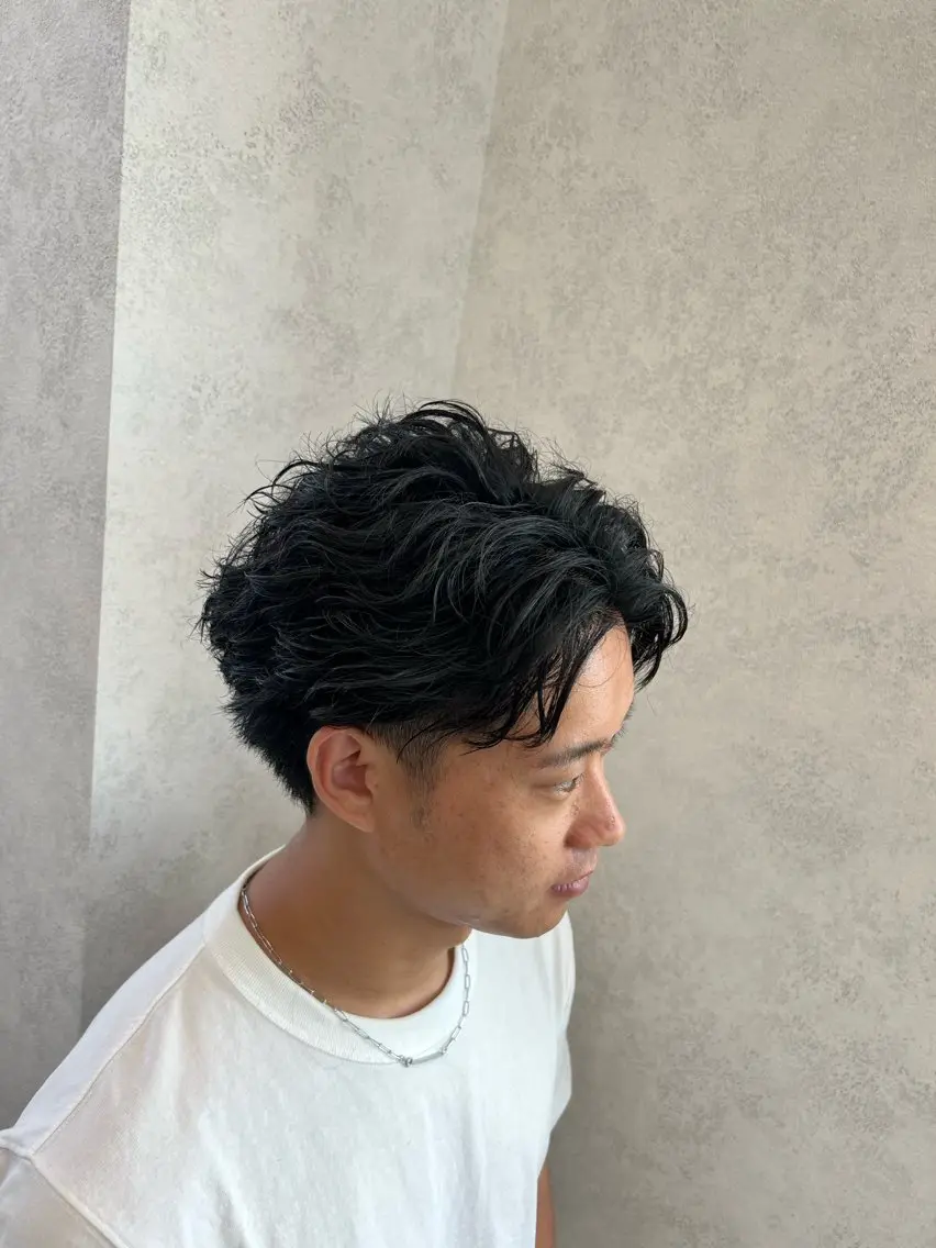 ショート パーマ ショートヘア カット パーマ Oops旧TABOO 早野太郎のヘアスタイル