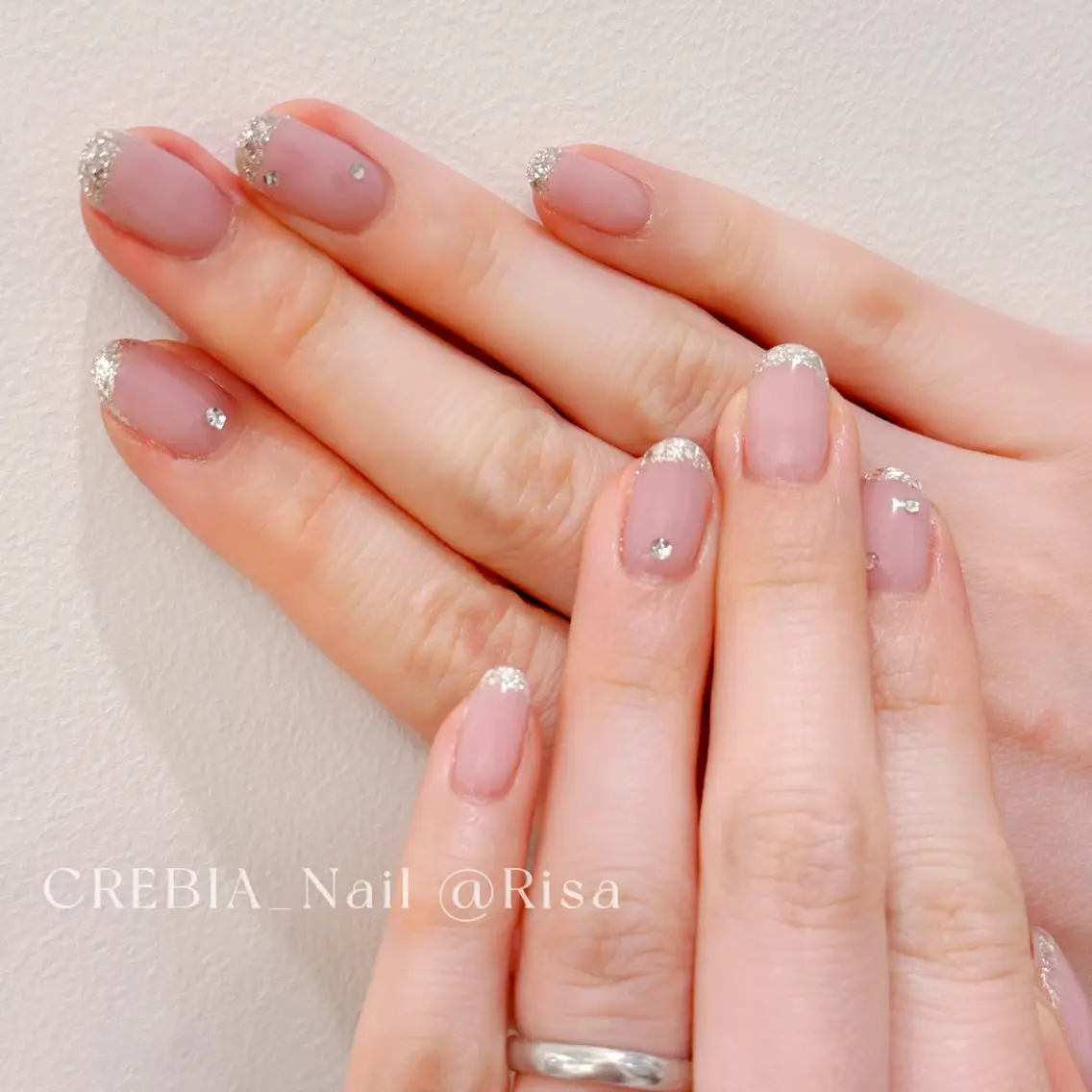 ネイル オフィスネイル ハンドネイル CREBIA Nailのネイルデザイン