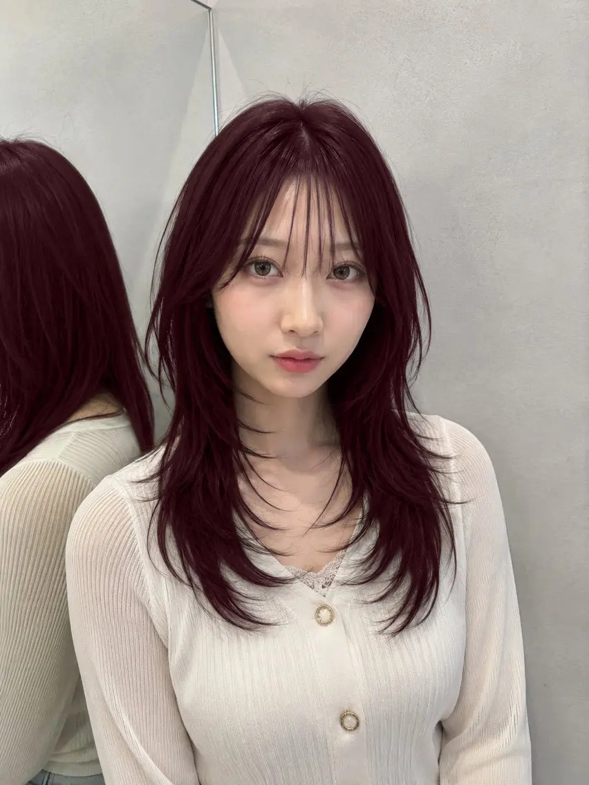 セミロング カラー ヘアアレンジ ヘアカラー トリートメント 髪質改善/透明感 カラー/吉田光佑のヘアスタイル