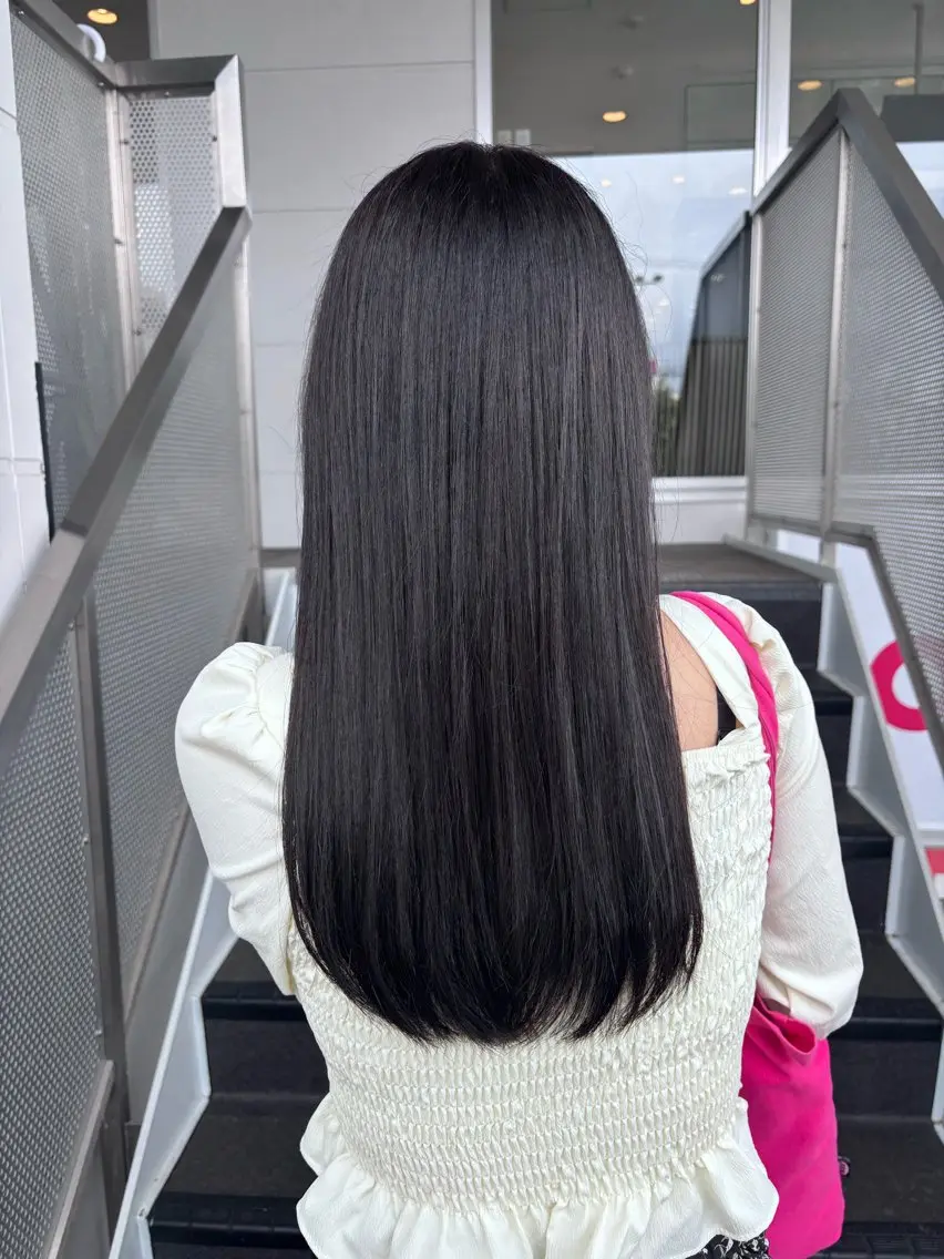 カラー 透明感カラー 駒ケ嶺 梓のヘアスタイル