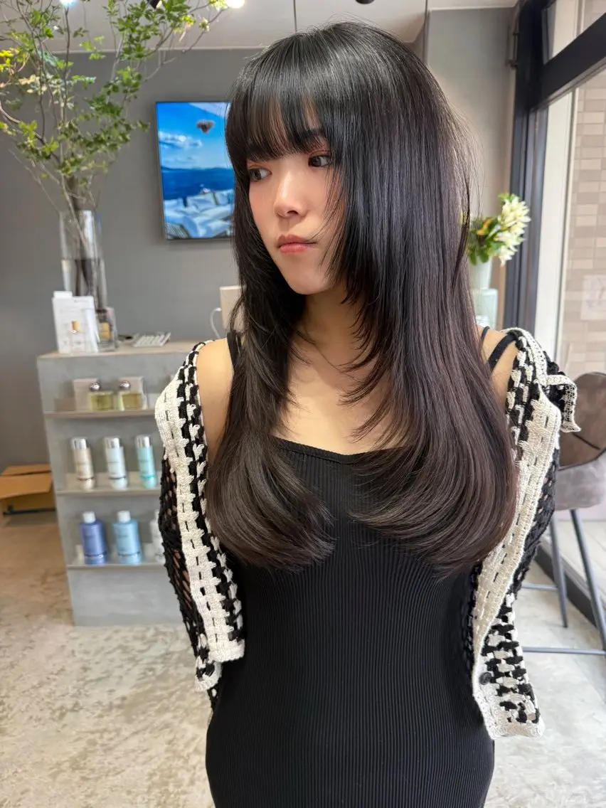 ロング カット ヘアカラー トリートメント 🍀石川尚之🍀 HELIMのヘアスタイル