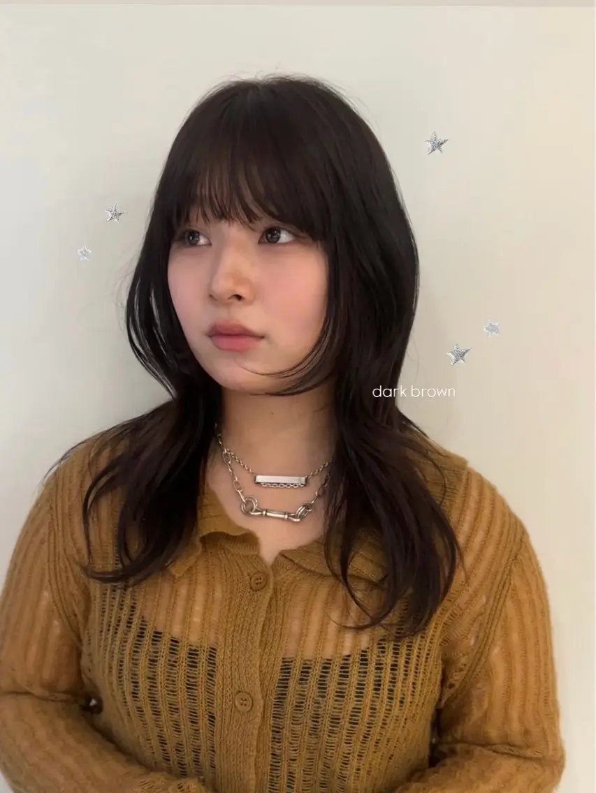 セミロング カラー カット トリートメント 暖色カラー/レイヤー 🌙 オノユリカのヘアスタイル