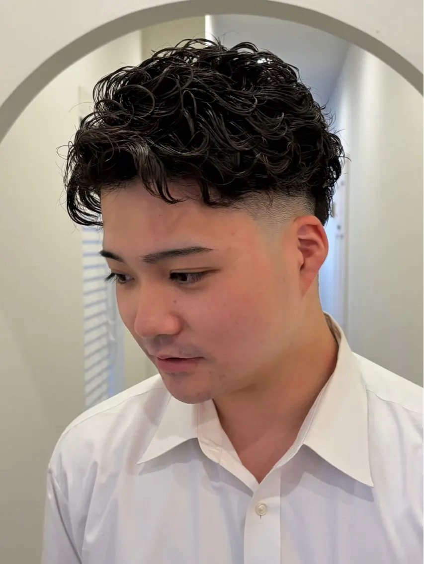 ショート メンズ フェードカット カット メンズ ショート ・パーマ|ハルキのヘアスタイル