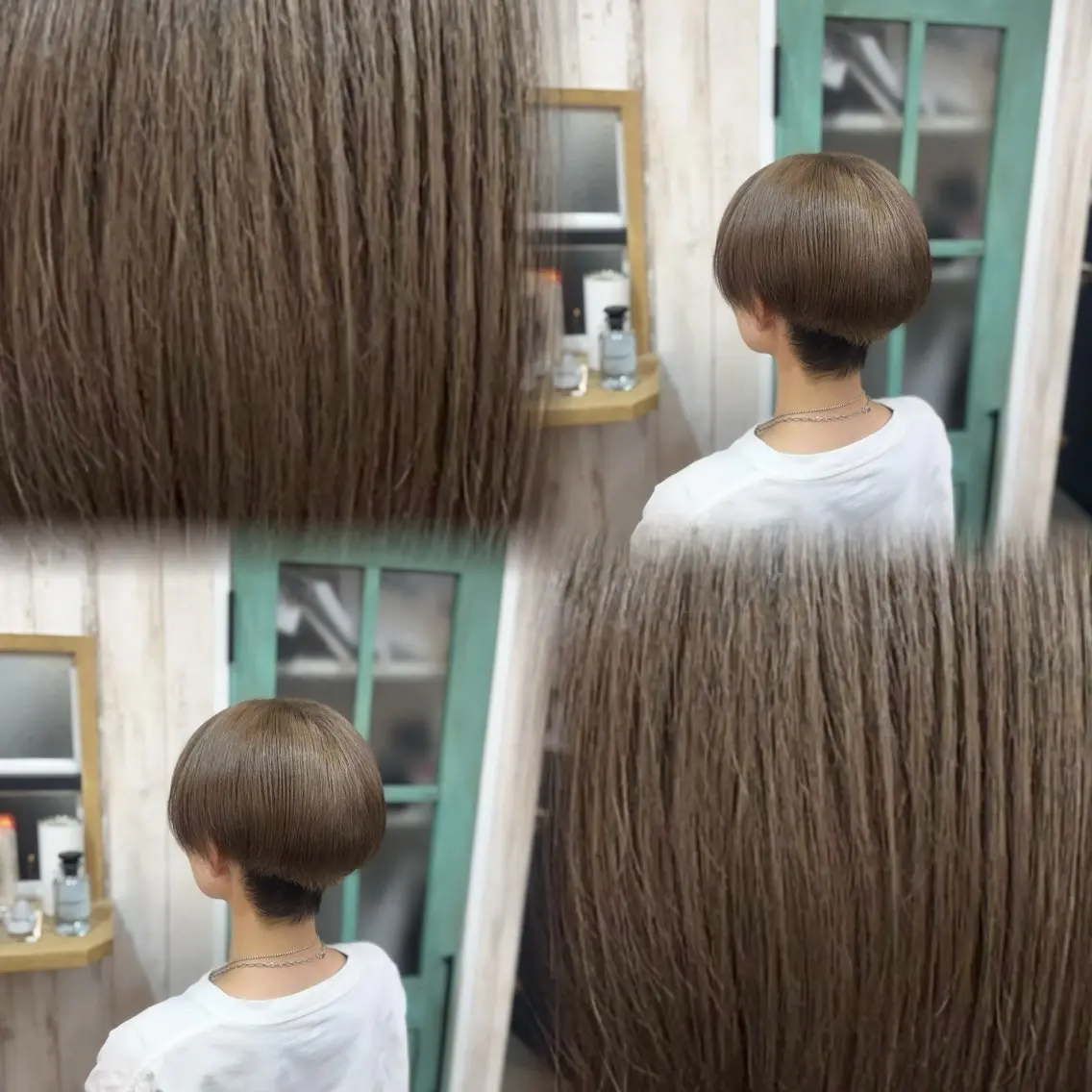 ショート カラー 髙橋 李里亜のヘアスタイル