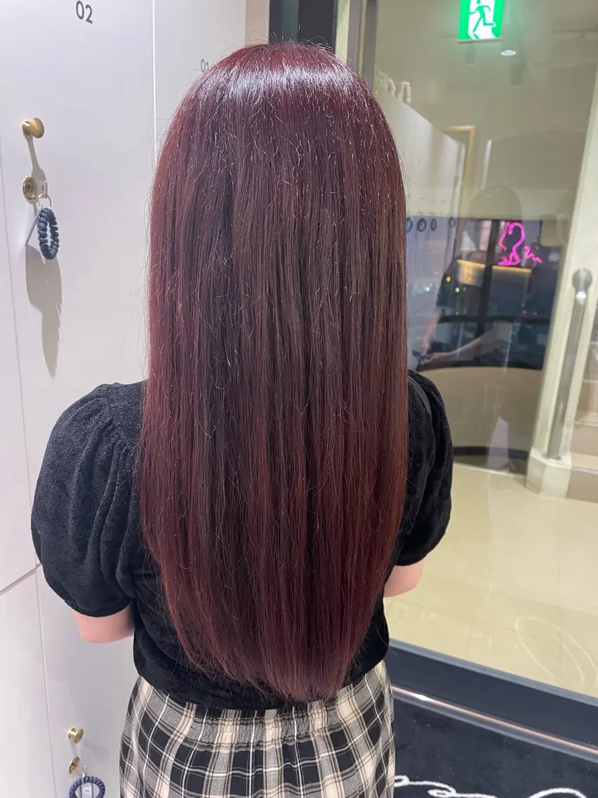 ロング カット ヘアカラー トリートメント 暖色カラー/レイヤー スタイル みはる🌙のヘアスタイル