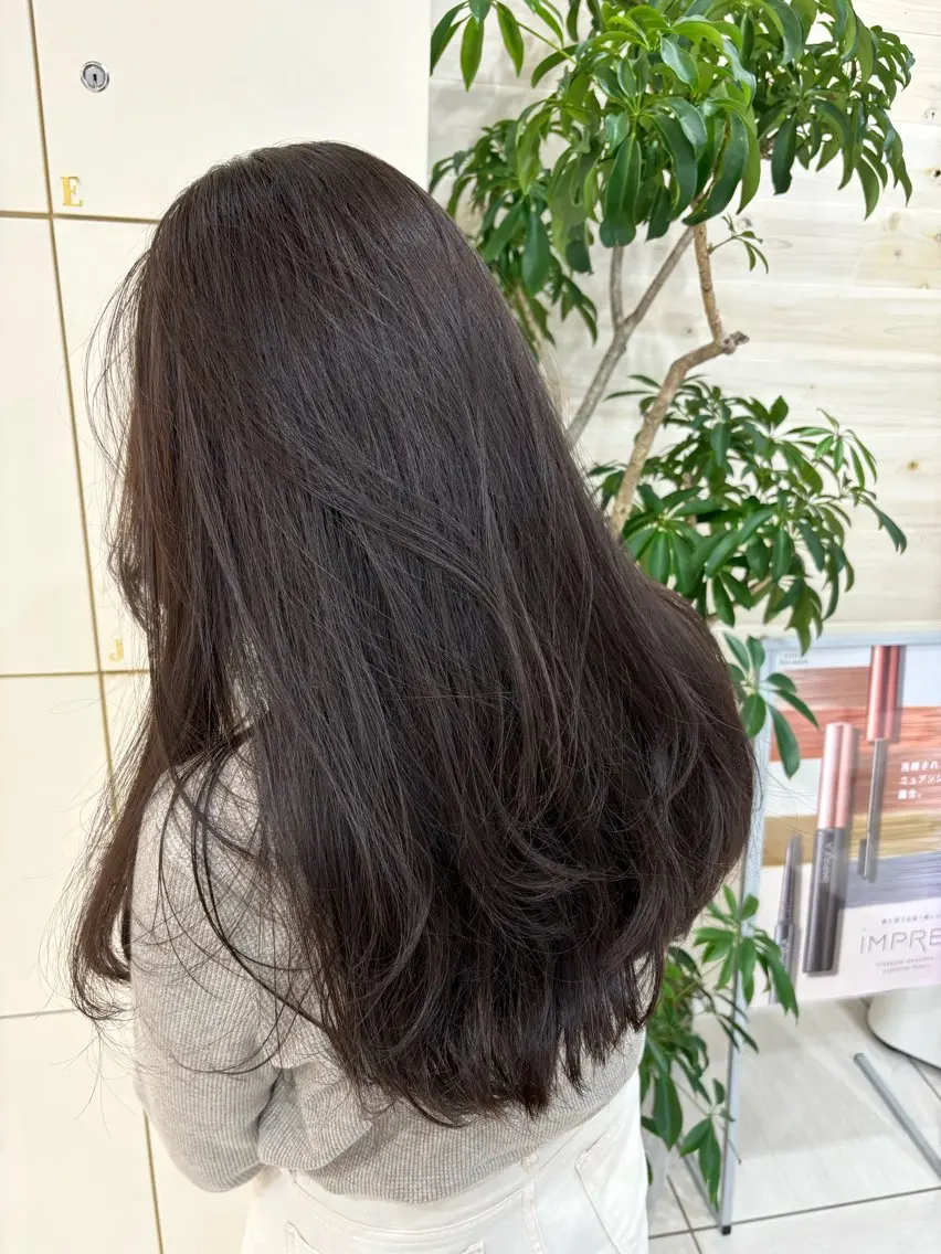 💄人気カラー×髪質改善オージュア5ステップトリートメント💄の写真