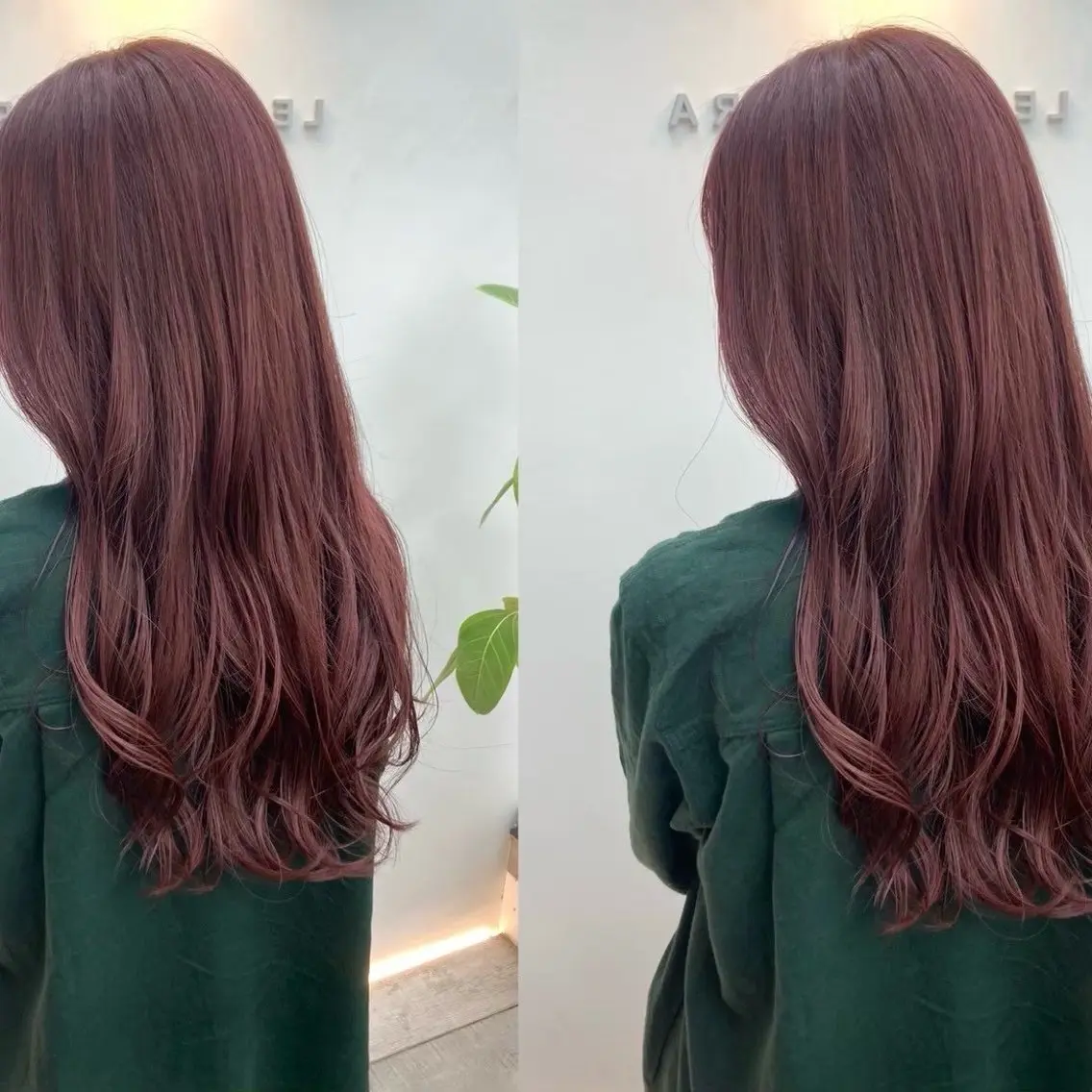 カラー miku ⟡.·透明感カラーのヘアスタイル