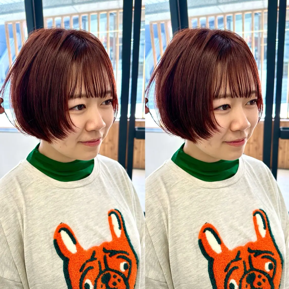 ショート カット ヘアカラー 骨格診断で絶対可愛い ✨丸みショート✨凌弥のヘアスタイル