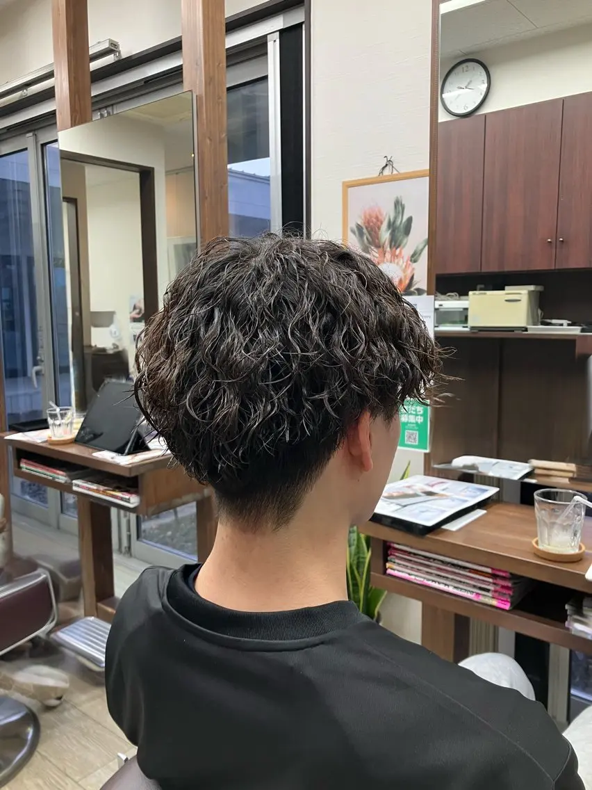 メンズカット+眉カット付きの写真