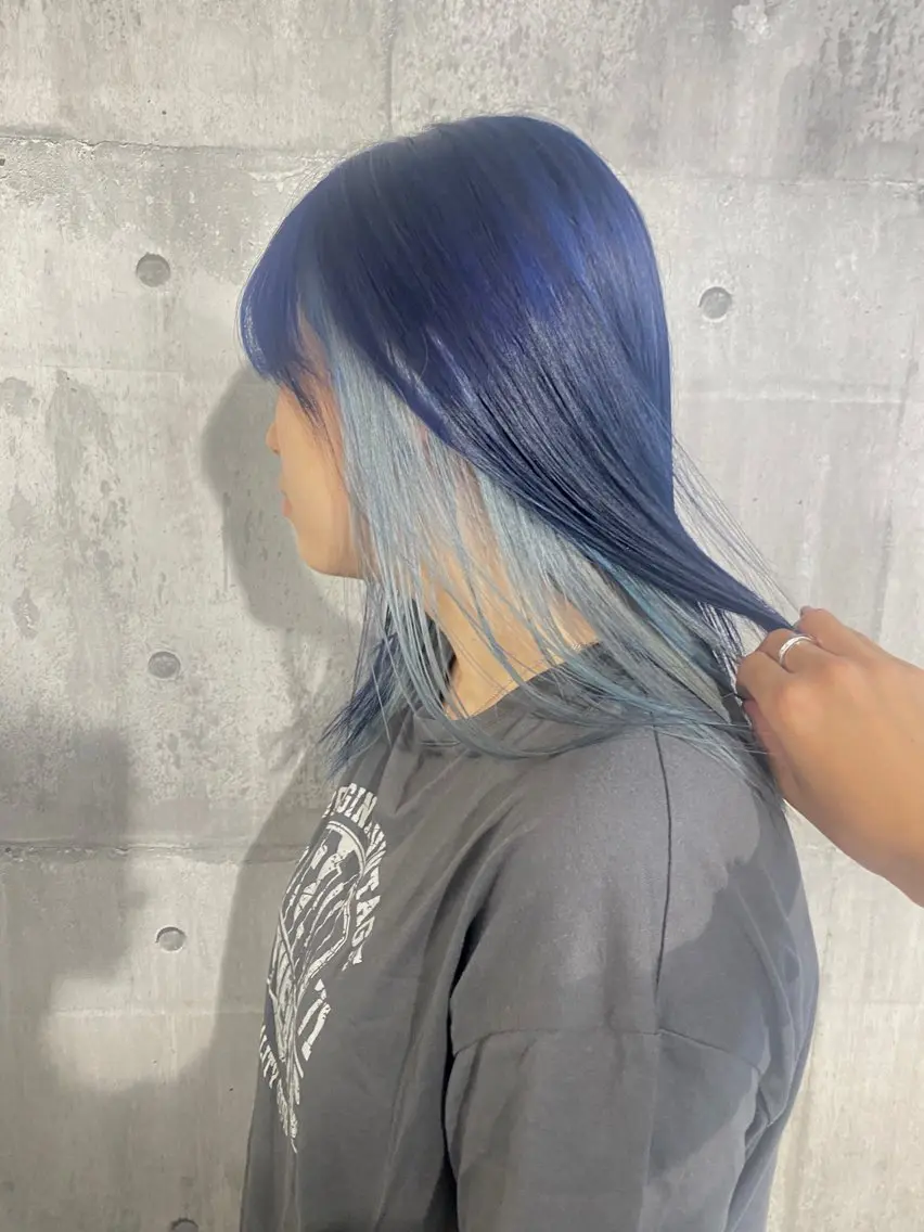 セミロング ヘアカラー Maison 寺尾拓朗のヘアスタイル