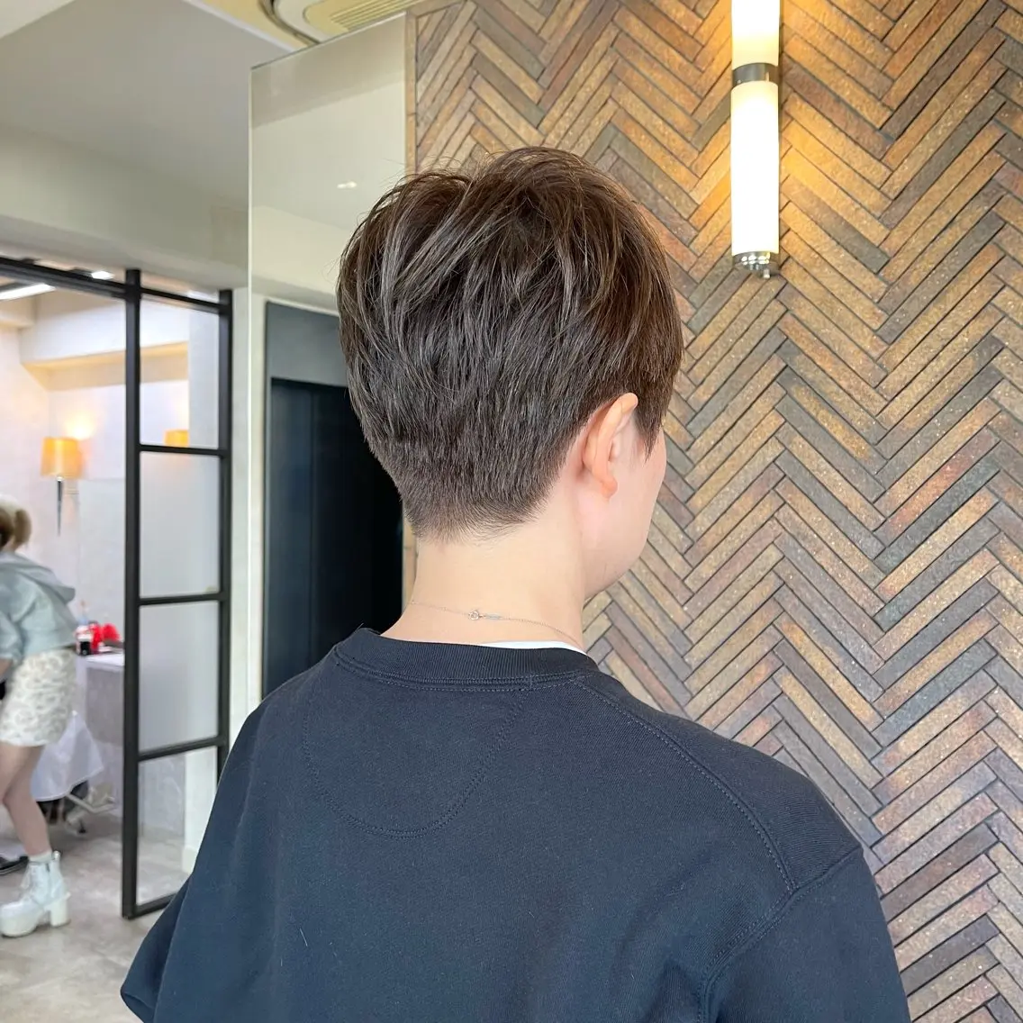 ショート カラー カット ヘアカラー 黒崎 勝巳のヘアスタイル