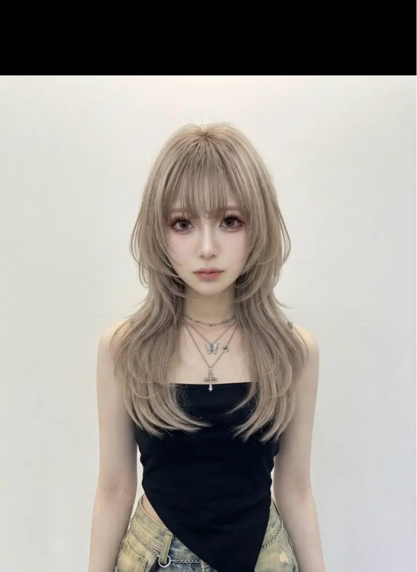 ロング カラー カット トリートメント 🐺ウルフ特化🐺 ブリーチ/メンズ/栄のヘアスタイル