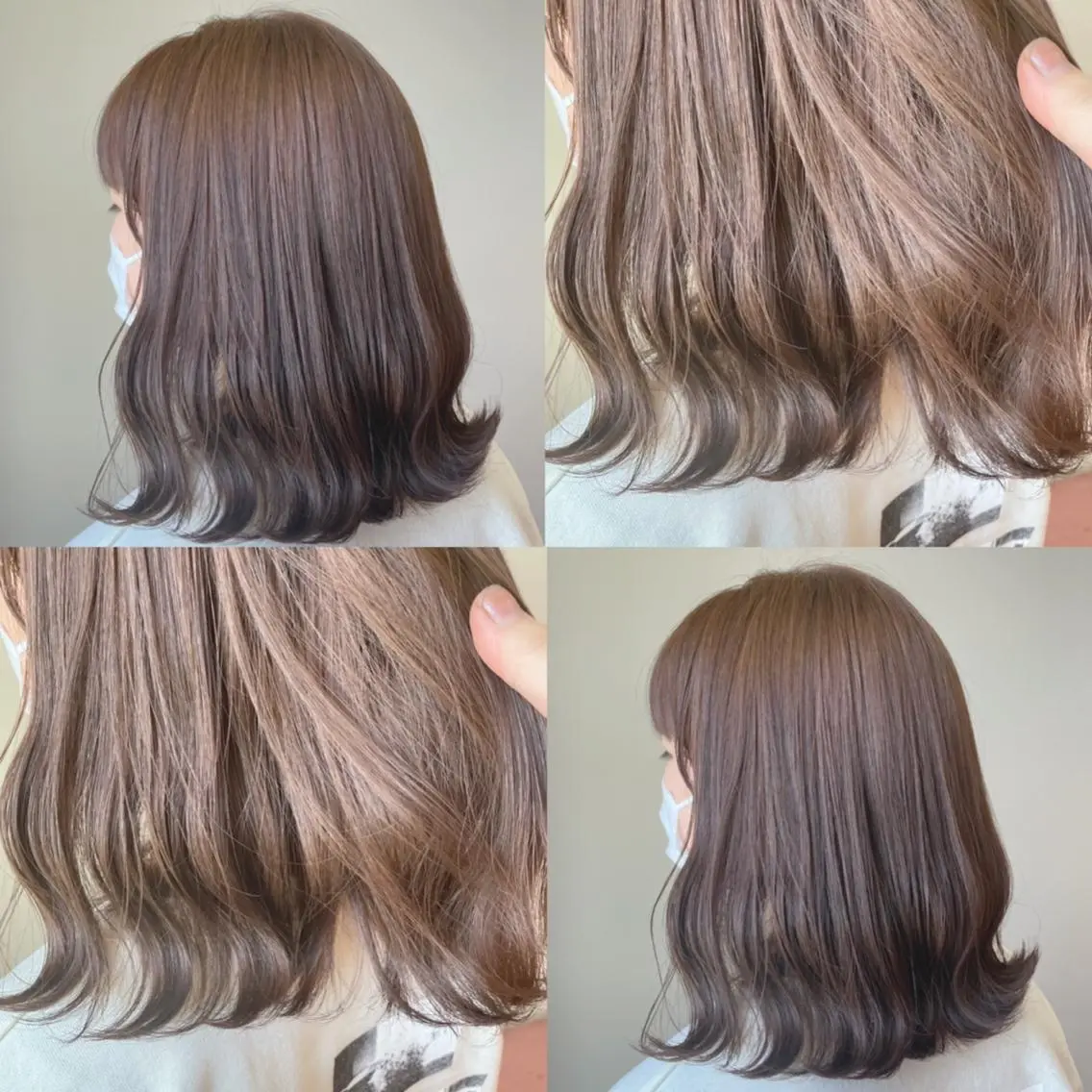 ミディアム アッシュ 🎀  minori おたく美容師  🪽のヘアスタイル