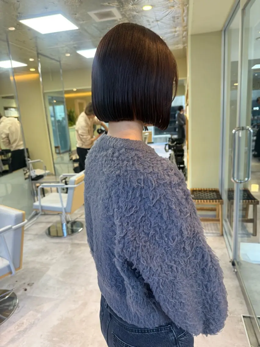 ショート カラー カット ヘアカラー 伶風/ ボブのヘアスタイル