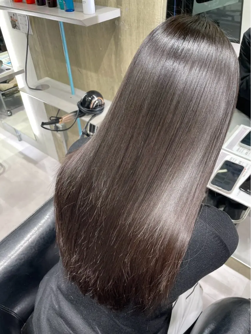 ロング 髪質改善 トリートメント Lino nanaのヘアスタイル