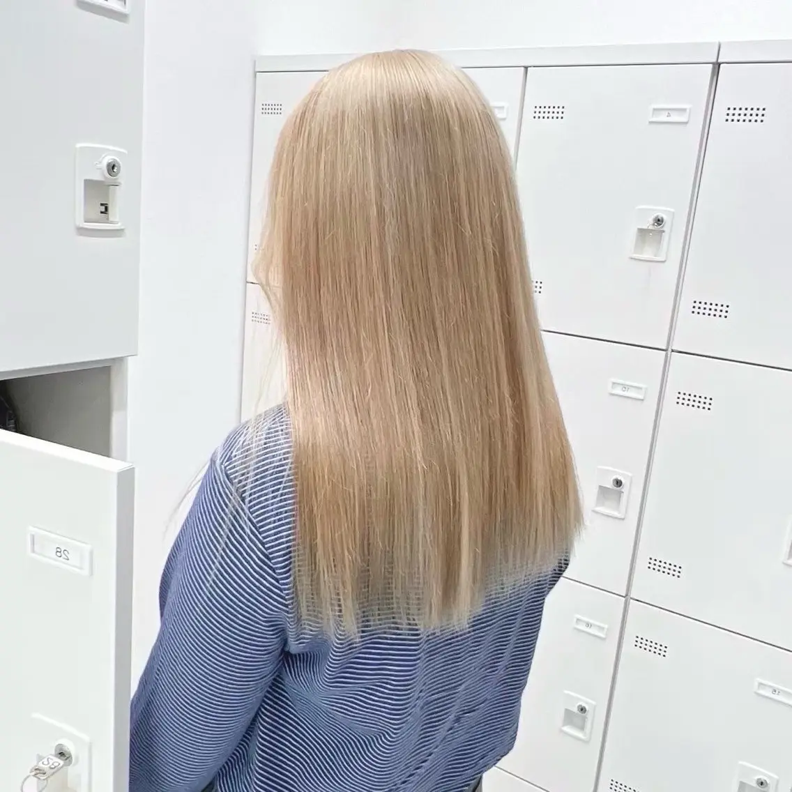 ミディアム カラー ♡ハイトーンブリーチ カラーyuuna♡のヘアスタイル