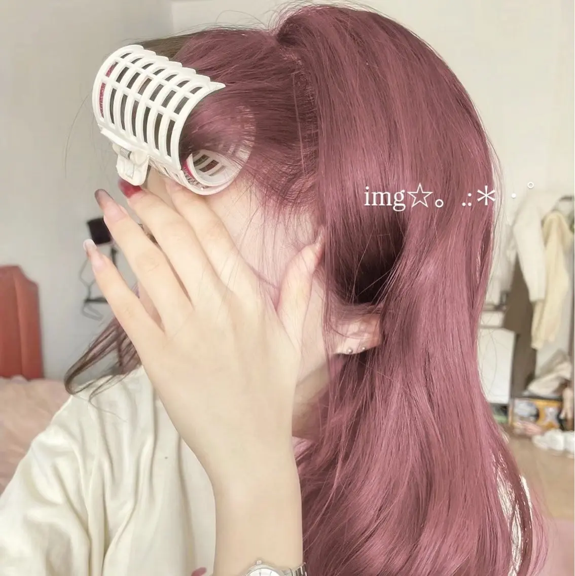 カラー ヘアカラー akari🎀🤍 ガーリーstyleのヘアスタイル